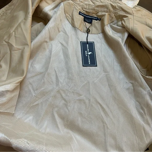 Ralph Lauren Golf Reese Classics Lightweight Shiny Windbreaker Jacket Sz M $198 - Picture 13 of 15